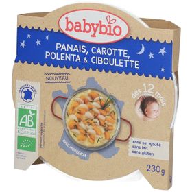 Babybio Douceur de Panais - Carotte des Landes - Polenta 12 Moins Bio