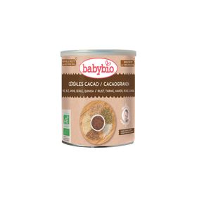 Babybio Biologische Cacaogranen met Quinoa – Biologische Babyvoeding  - Babygranen – vanaf 8 Maanden