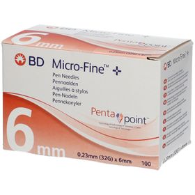 BD Micro-Fine™ Pennaald 6 mm