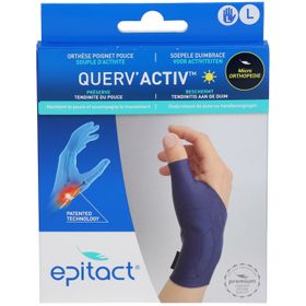 Epitact® Querv'Activ™ Soepele Duimbrace voor Overdag Links Large