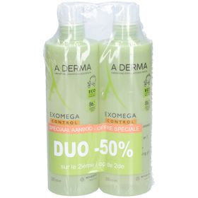 A-Derma Exomega Control Wasgel Lichaam & Haren 500ml DUO