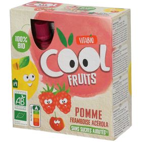 Vitabio Cool Fruits Pomme - Framboise - Banane Bio