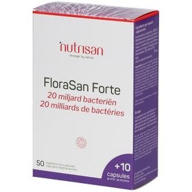 Nutrisan FloraSan Forte + 10 Capsules GRATIS