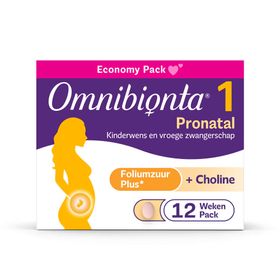 Omnibionta® Pronatal 1 | Kinderwens tot vroege zwangerschap | doos van 12 weken