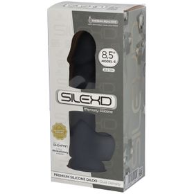 Silexd® Premium Silicone Dildo Model 4 - 21,5 cm Zwart
