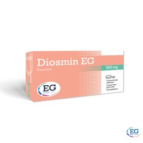Diosmin EG 500 mg | Hémorroïdes & Jambes Lourdes