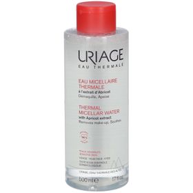 Uriage Eau Micellaire Thermale à l'Extrait d'Abricot Peaux Sensibles