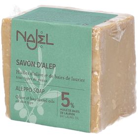 Najel Traditionele Aleppozeep met 5% laurier