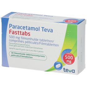 Paracetamol Teva Fasttabs 500 mg