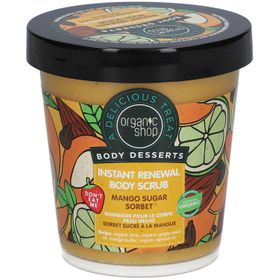 Organic Shop Instant Renewal Body Scrub Body Desserts Mango Sugar Sorbet