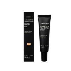 Korres Corrigerende Foundation met geactiveerde houtskool Tint 3