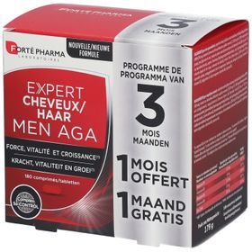 Forté Pharma Expert Haar Men AGA 2+1 maand GRATIS