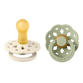 BIBS Fopspeen Boheme Sage - Ivory 6-18 Maanden
