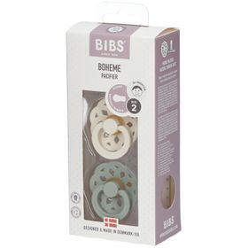 BIBS Sucette Boheme Sage - Ivory 6-18 Mois