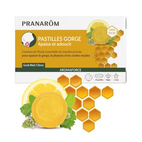 Pranarôm Aromaforce Pastilles Gorge Miel - Citron