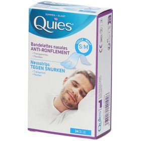 Quies Neusstrips tegen Snurken Small - Medium