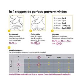 Medela 3-in-1 Borstvoedings- en kolfbeha -  Wit - maat S