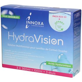 Innoxa HydraVision Lenzenvloeistof TRIO + 100ml GRATIS