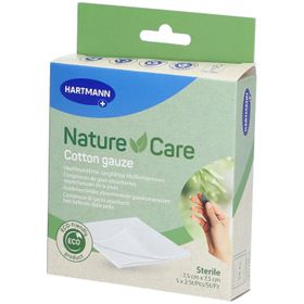 Hartmann NatureCare Gaaskompressen Katoen 7,5 cm x 7,5 cm