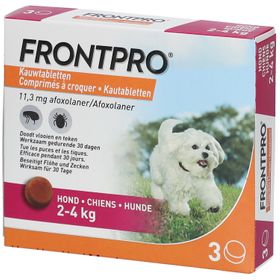 FRONTPRO® Comprimés à Croquer pour Chiens 2-4 kg