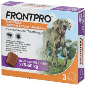FRONTPRO® Kauwtabletten Hond 25-50 kg
