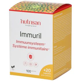 Nutrisan Immuril 100 + 20 Capsules GRATUITES