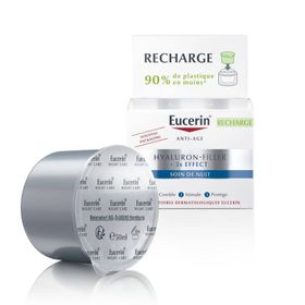 Eucerin® HYALURON-FILLER + 3x EFFECT Soin de Nuit Anti-Âge RECHARGE