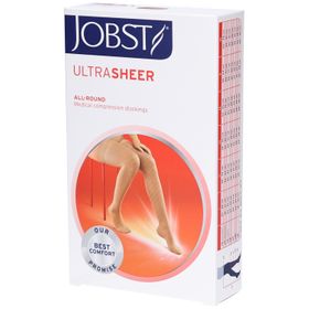 JOBST Ultrasheer Dijkous Klasse 1 Ag Wide Regular Dots Zwart Large