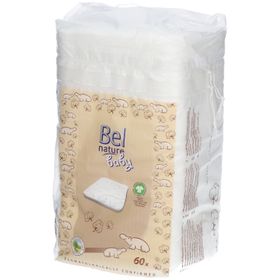 BEL Nature Baby Carrés de coton bio 9 x 11 cm