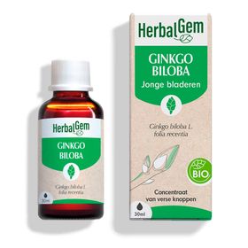 HerbalGem Ginkgo Biloba Bio | Bloedsomloop, Geheugen & Concentratie