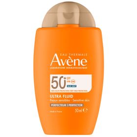 Avène Zon SPF 50+ Ultra Fluid Perfector getint Zeer hoge zonnebescherming | Gevoelige huid