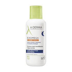 A-Derma Exomega Control herstellende emolliërende nachtcrème anti-nachtjeuk | Droge huid met neiging tot atopisch eczeem