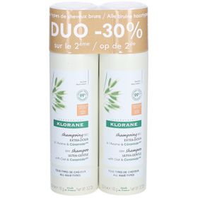 Klorane Dry Shampoo Ultra-Gentle with Oat & Ceramide???? DUO Verlaagde Prijs PROMO