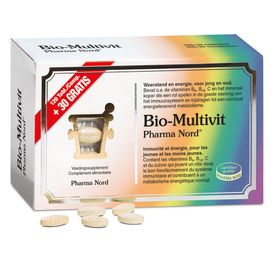 Pharma Nord Bio-Multivit 120 + 30 comprimés GRATUITS | multivitamines | Immunité + Énergie