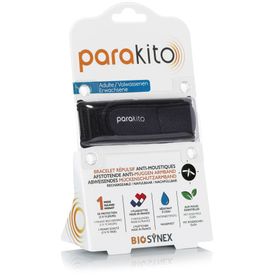 ParaKito Anti-Muggenarmband Volwassenen Zwart