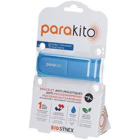 ParaKito Anti-Muggenarmband Volwassenen Blauw