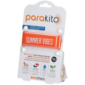 ParaKito Bracelet Anti-Moustiques Adulte Orange