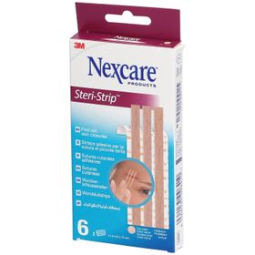 Nexcare™ Steri-Strip™ Sutures Cutanées Couleur de Peau 6 mm x 75 mm