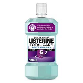 Listerine® Total Care Dents Sensibles 500 ml eau buccale