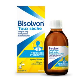 Bisolvon® Toux Sèche 2 mg/ml | Sirop pour la Toux | Toux sèche et irritative