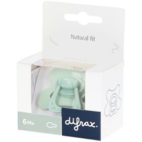 Difrax Sucette 6M+ Natural Fit – Pour Bébé Dès 6 Mois avec Tétine Confort - Jade verte