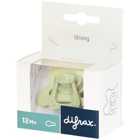 Difrax Sucette 12M+ Natural Fit – Tétine Forte pour Bébé de 12 Mois et Plus - Emeraude - Citron-vert