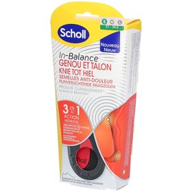 Scholl In-Balance Pijnverlichtende Inlegzolen Knie tot Hiel Small