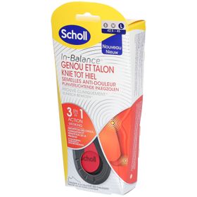 Scholl In-Balance Pijnverlichtende Inlegzolen Knie tot Hiel Large