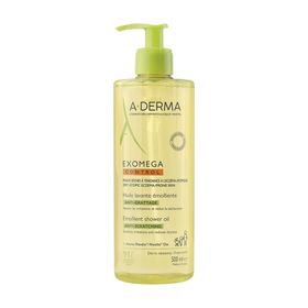 A-Derma Exomega Control Huile Lavante Emolliente anti-grattage | Peau sèche tendance à l'eczéma atopique