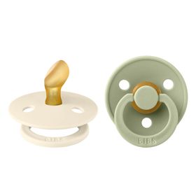 BIBS Fopspeen Anatomic Ivory - Sage 0-6 Maanden