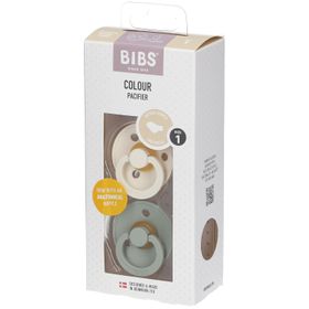 BIBS Fopspeen Anatomic Ivory - Sage 0-6 Maanden