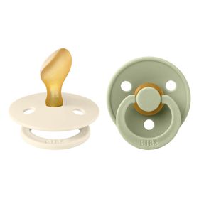 BIBS Anatomic Fopspeen Ivory - Sage 6-18 Maanden