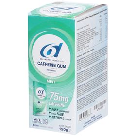 6D Sports Nutrition Caffeine Gum Mint