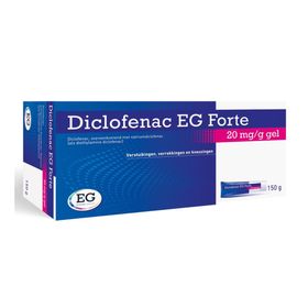 Diclofenac EG Forte 20 mg/g Gel |Ontsteking Spieren en Gewrichten | Lokale Behandeling van Pijn